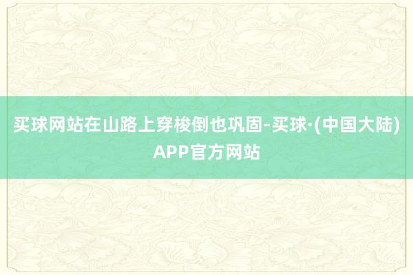 买球网站在山路上穿梭倒也巩固-买球·(中国大陆)APP官方网站