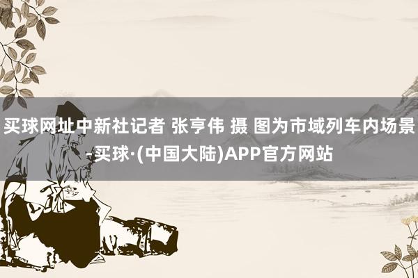 买球网址中新社记者 张亨伟 摄 图为市域列车内场景-买球·(中国大陆)APP官方网站