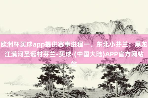 欧洲杯买球app提供赛事进程一、东北小芬兰：黑龙江漠河圣诞村芬兰-买球·(中国大陆)APP官方网站