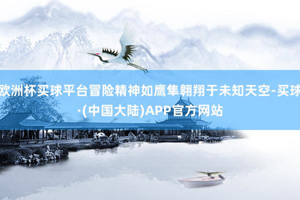 欧洲杯买球平台冒险精神如鹰隼翱翔于未知天空-买球·(中国大陆)APP官方网站