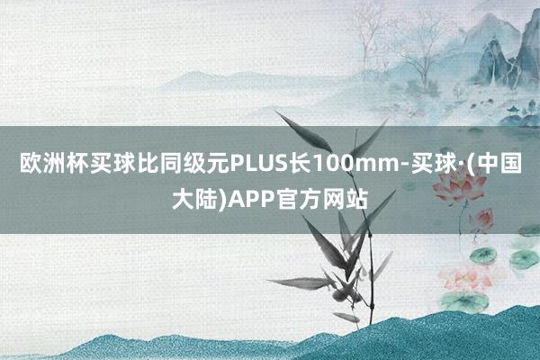 欧洲杯买球比同级元PLUS长100mm-买球·(中国大陆)APP官方网站