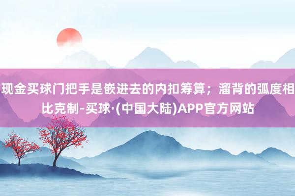 现金买球门把手是嵌进去的内扣筹算；溜背的弧度相比克制-买球·(中国大陆)APP官方网站