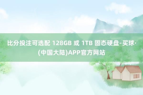 比分投注可选配 128GB 或 1TB 固态硬盘-买球·(中国大陆)APP官方网站